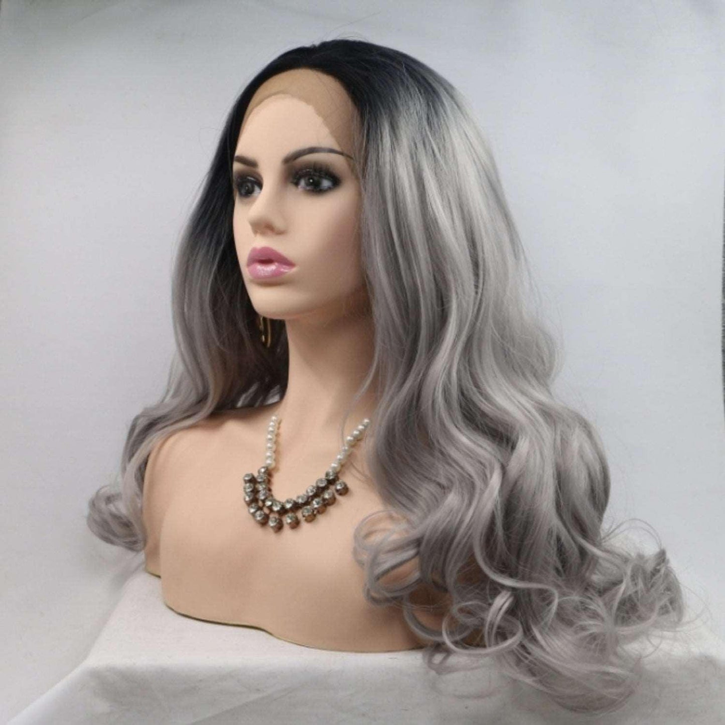13*3" Lace Front Wigs Synthetic Long Wavy 24" 130% Density Carauana Store