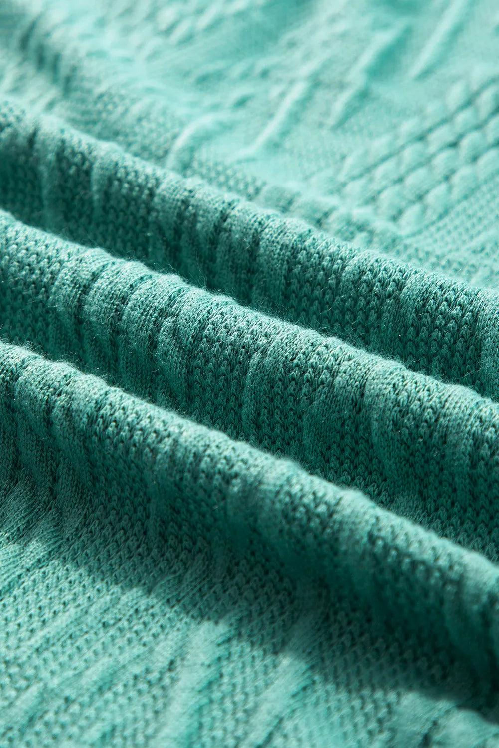 Textured Open Front Cover Up with Pockets Carauana Store