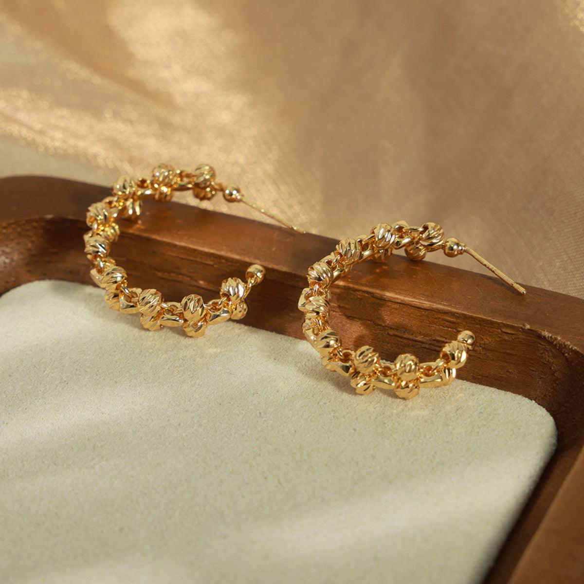 Titanium Steel C-Hoop Earrings Carauana Store