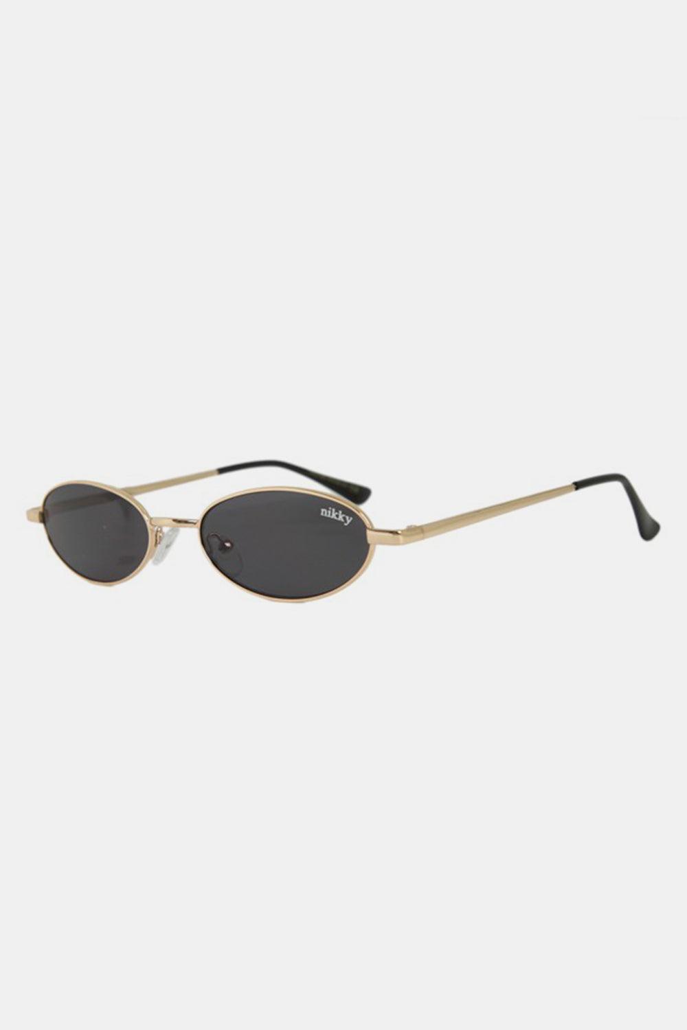 Nicole Lee USA Metal Frame Finley Oval Sunglasses Carauana Store