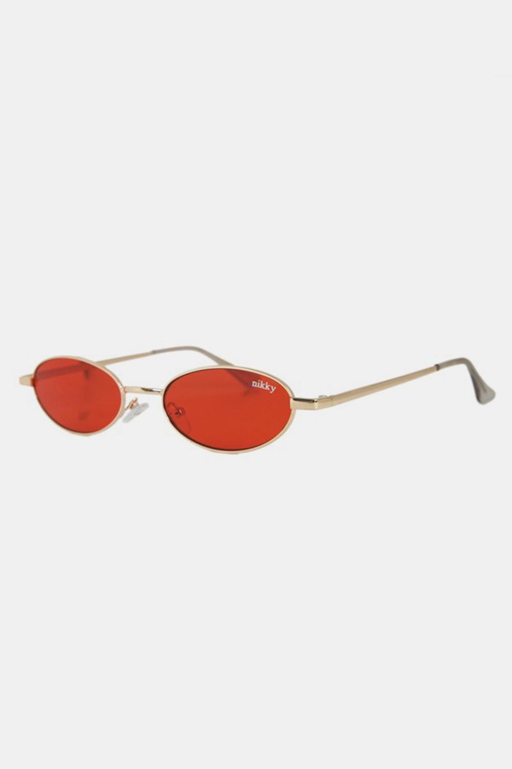 Nicole Lee USA Metal Frame Finley Oval Sunglasses Carauana Store