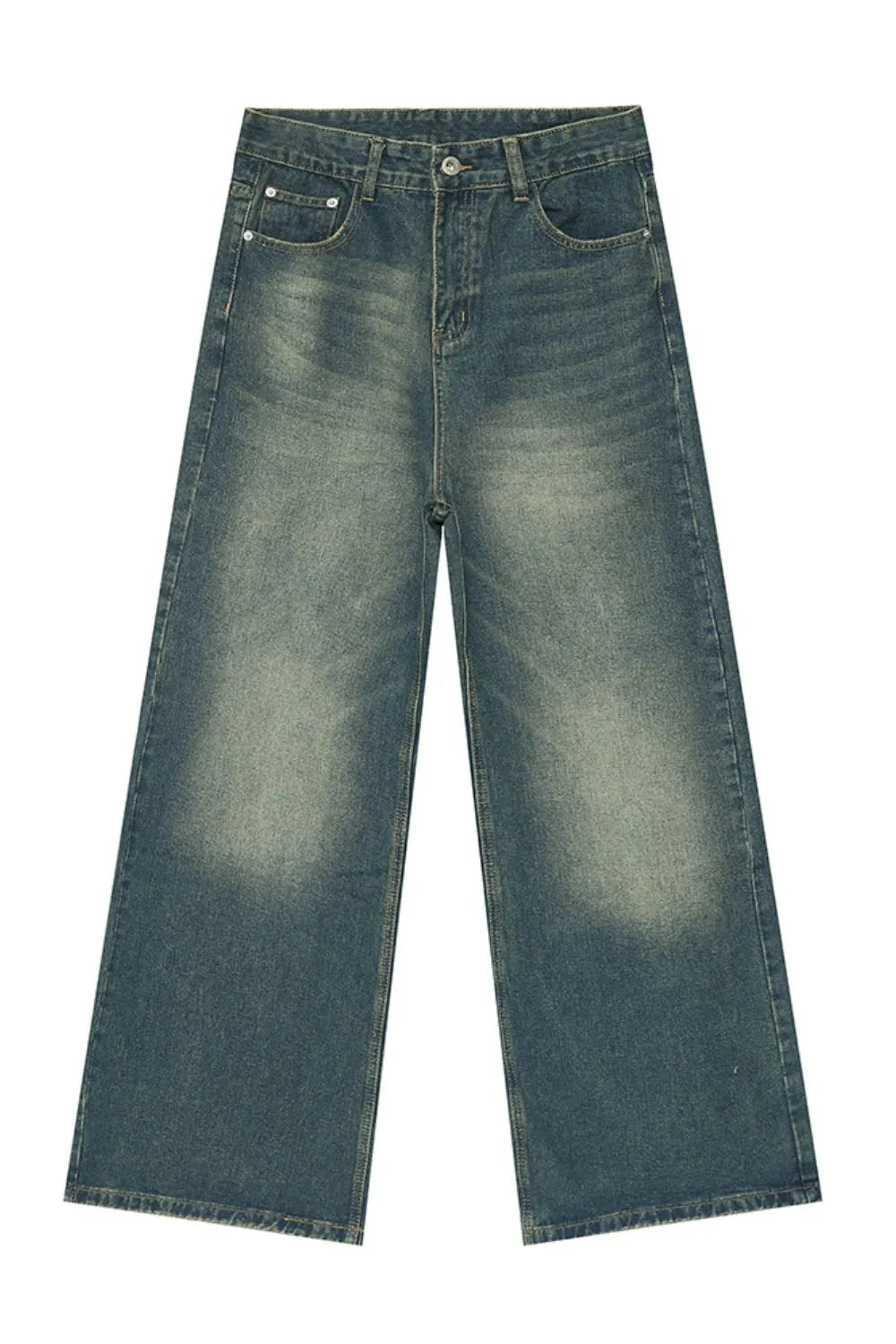 Men's Wide Leg Jeans with Pockets Carauana Store