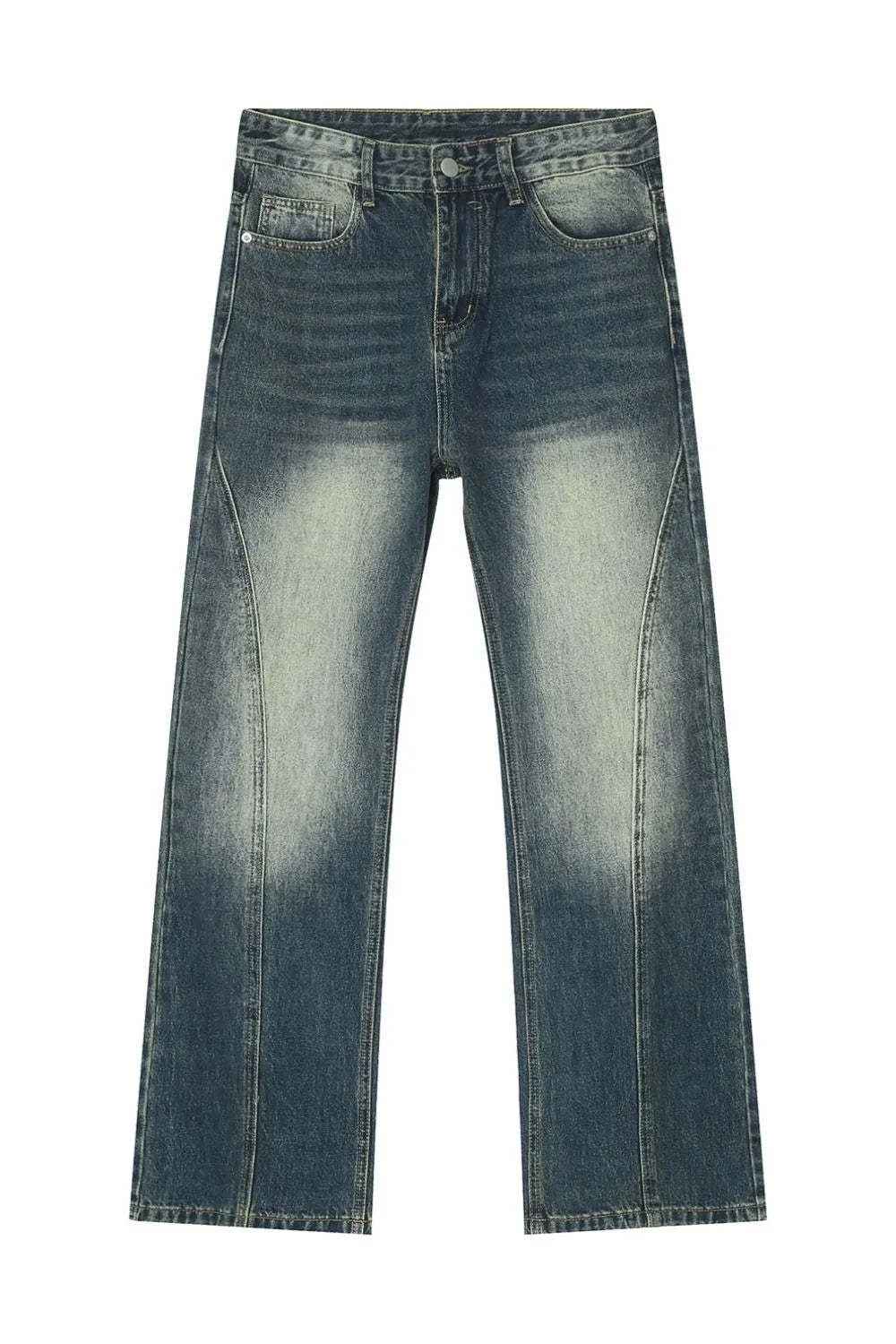 Decorative Seam Jeans with Pockets Carauana Store