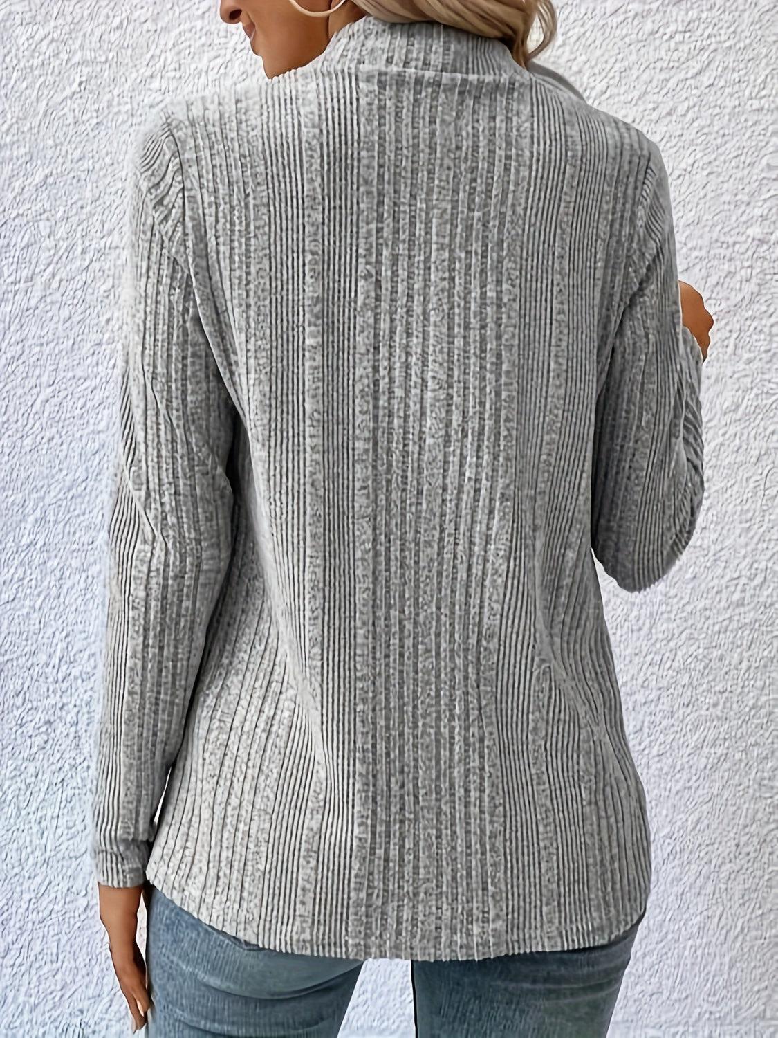 Open Front Long Sleeve Cardigan Carauana Store