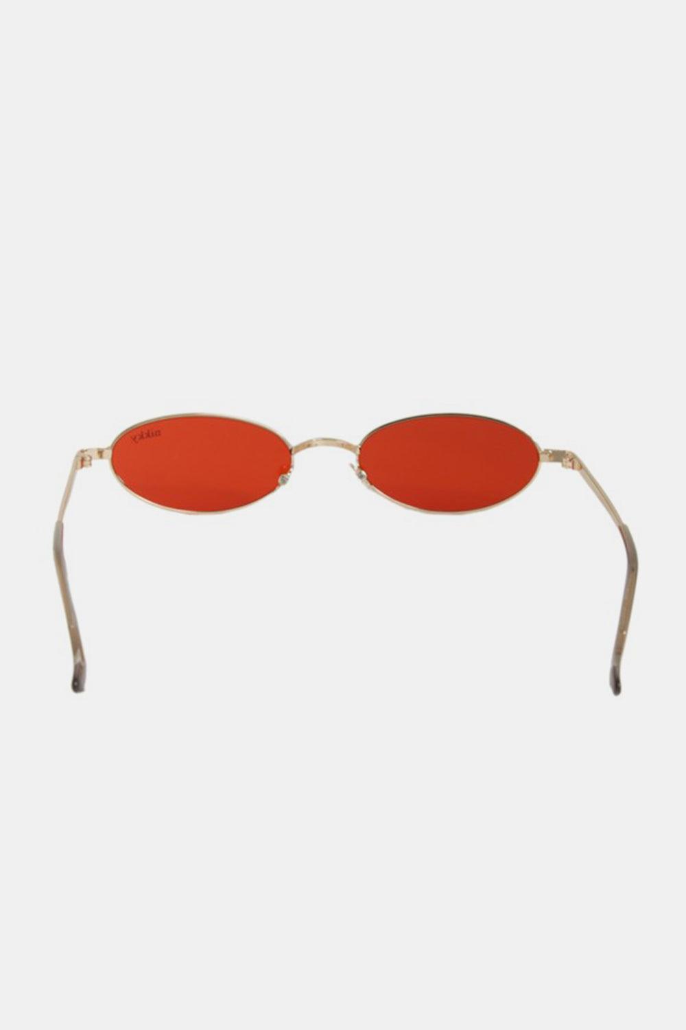 Nicole Lee USA Metal Frame Finley Oval Sunglasses Carauana Store