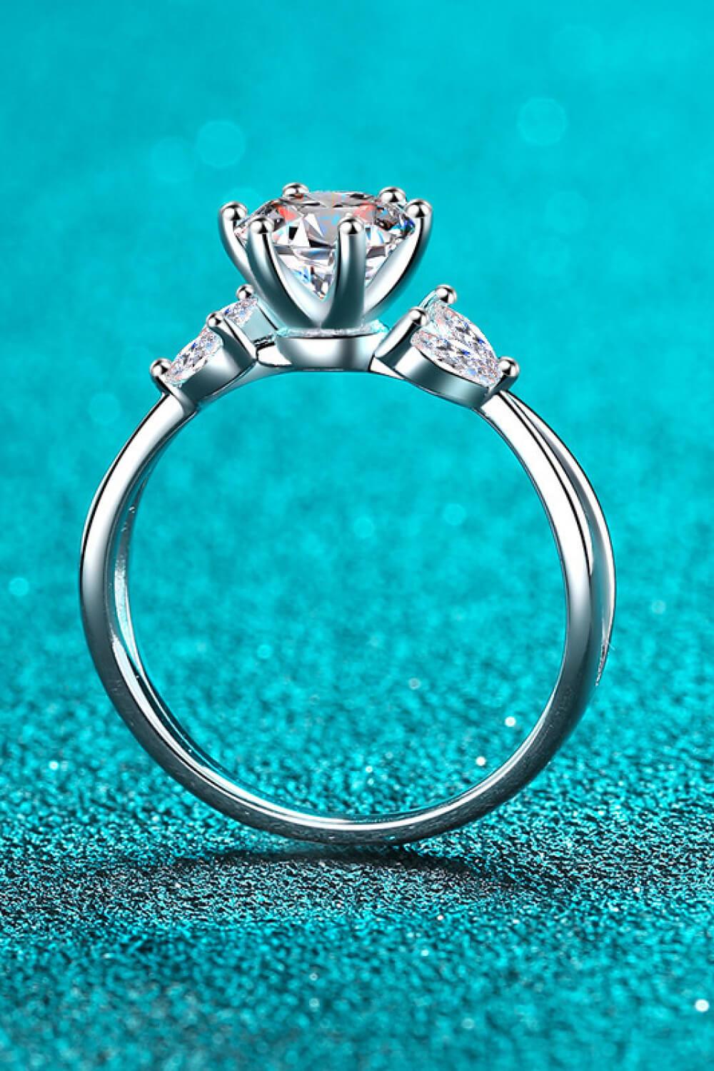 Come With Me 1 Carat Moissanite Ring Carauana Store