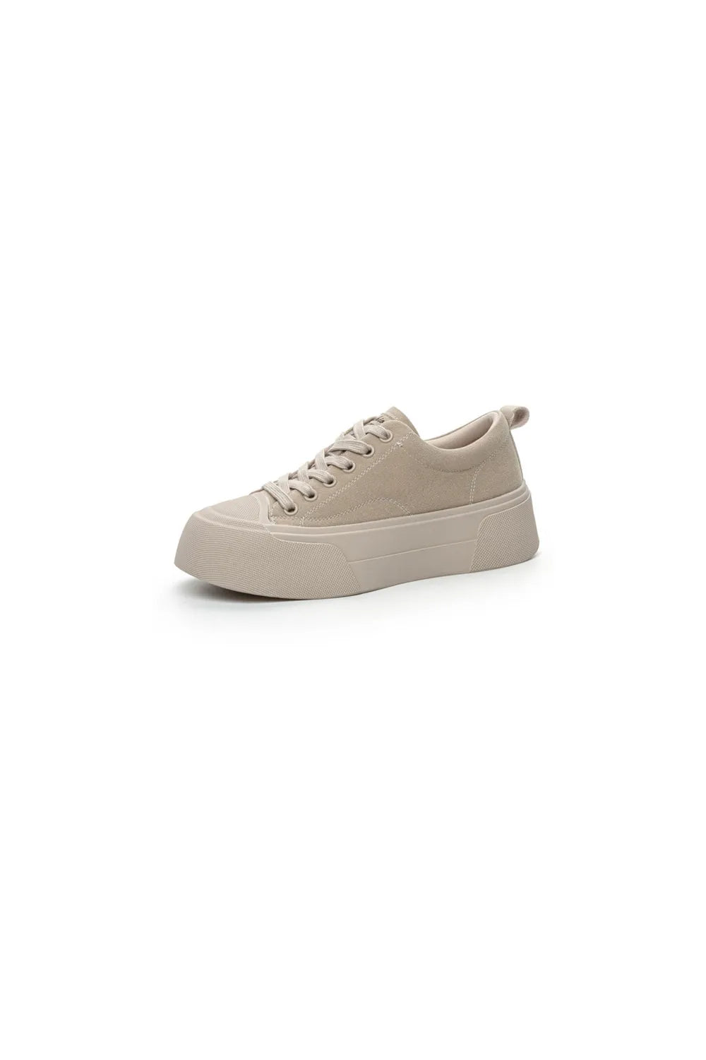 Round Toe Lace Up Platform Sneakers Carauana Store