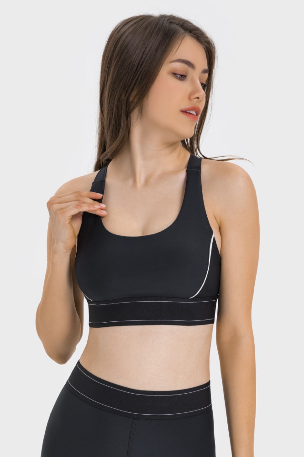 Millennia Contrast Sports Bra Carauana Store