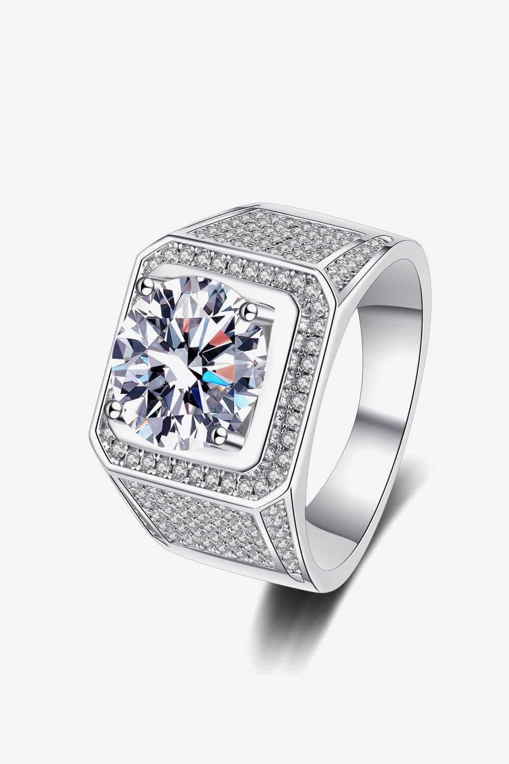 Bring It Home 925 Sterling Silver Moissanite Ring Carauana Store