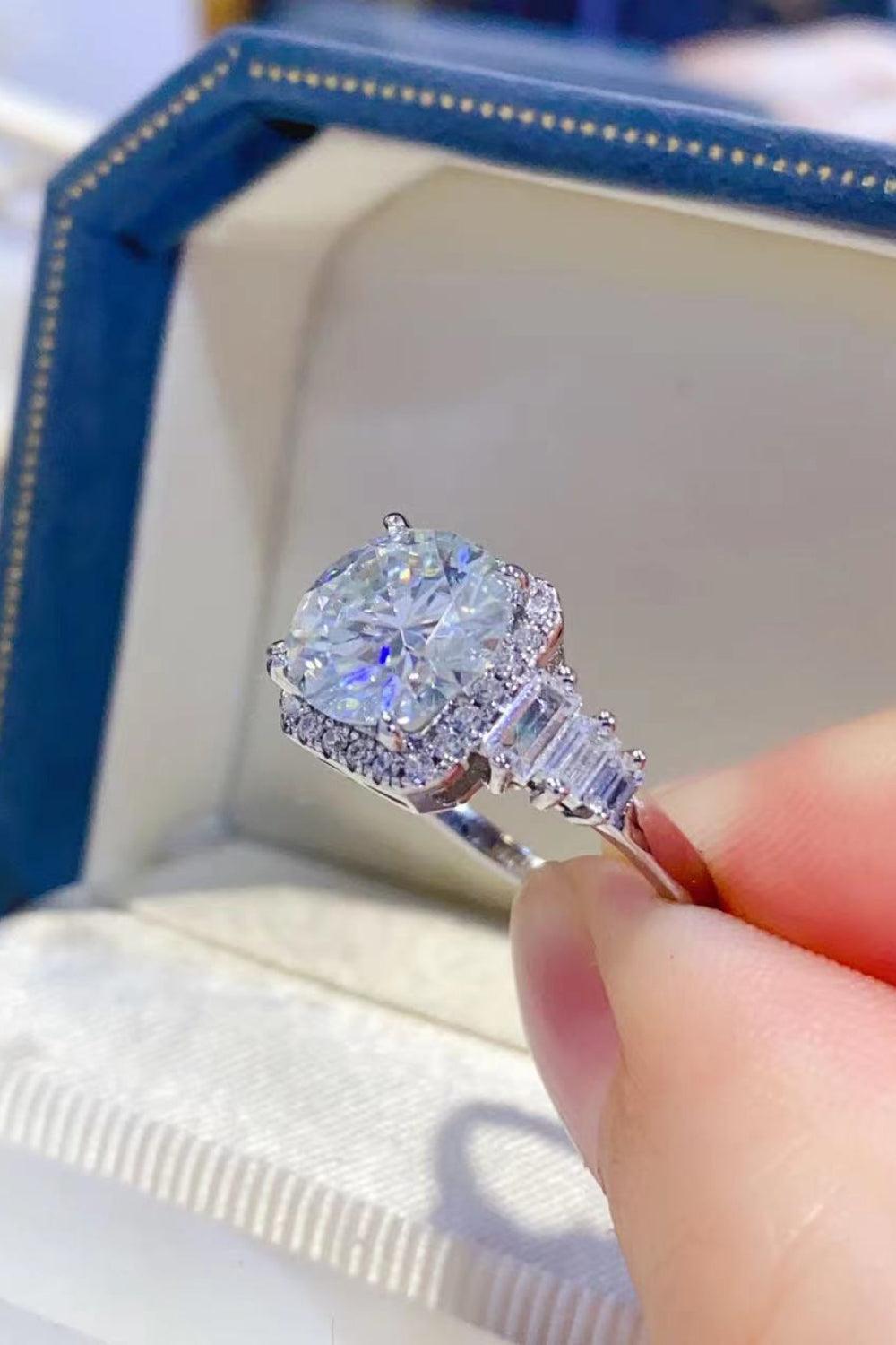 3 Carat Moissanite 925 Sterling Silver Ring Carauana Store