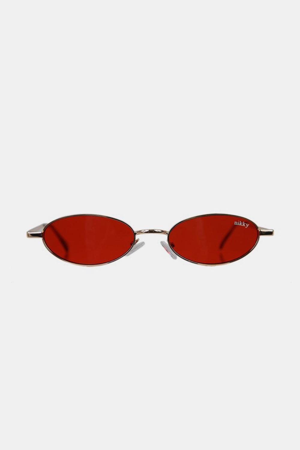 Nicole Lee USA Metal Frame Finley Oval Sunglasses Carauana Store