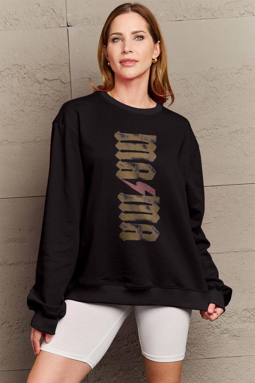 Simply Love Full Size MAMA Round Neck Sweatshirt Carauana Store