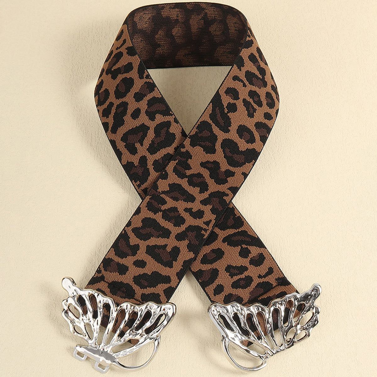 Butterfly Alloy Buckle Elastic Belt Carauana Store