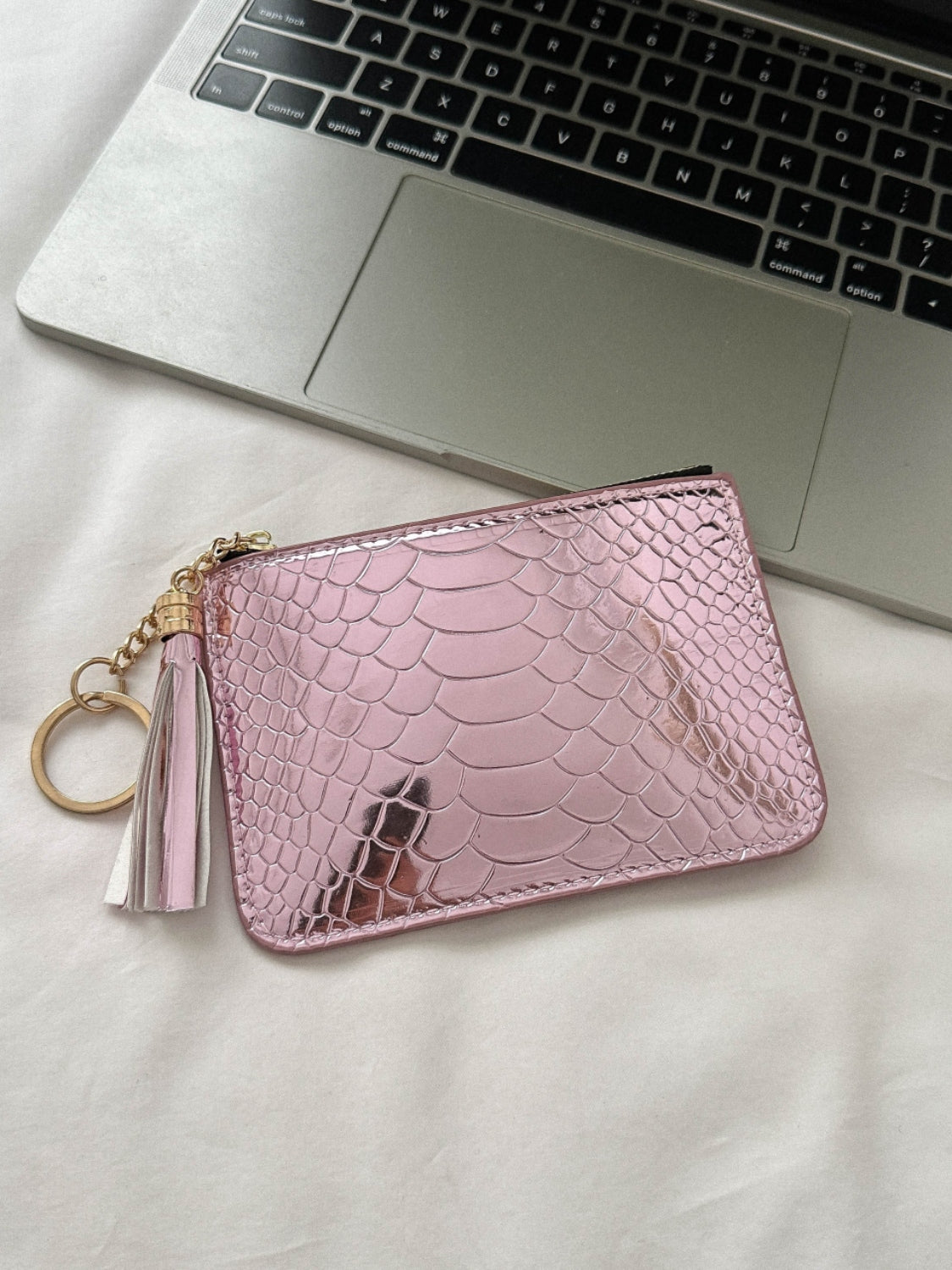 PU Leather Tassel Trim Card Case Carauana Store