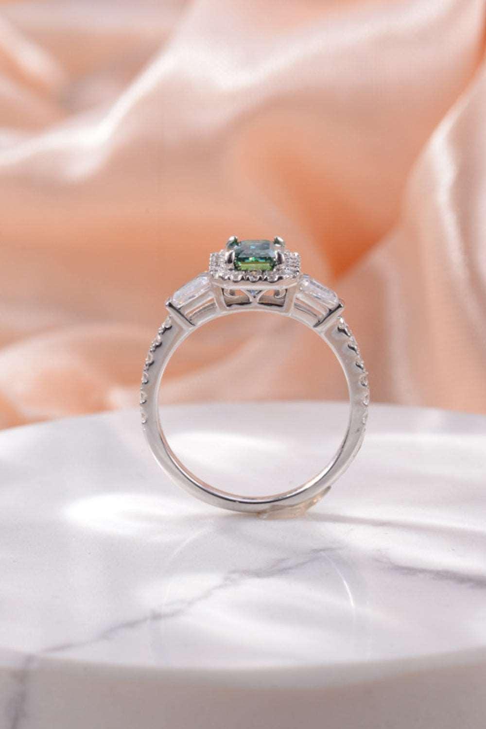 1 Carat Moissanite 925 Sterling Silver Ring Carauana Store