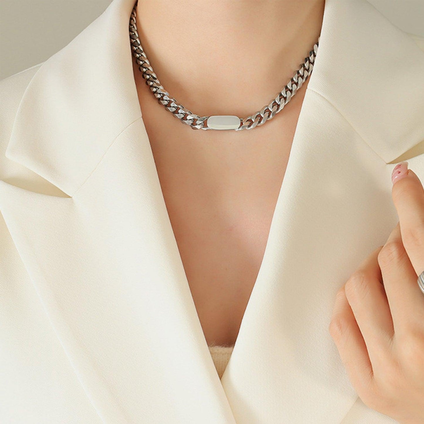 18K Gold-Plated Chain Necklace Carauana Store