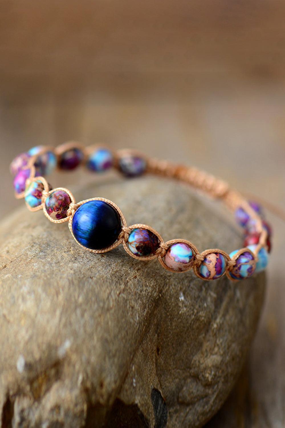 Imperial Jasper & Natural Stone Beaded Bracelet Carauana Store
