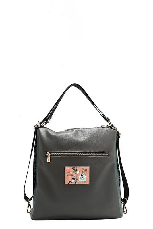Nicole Lee USA Multifunction Adjustable Strap Eco-Leather Backpack Carauana Store