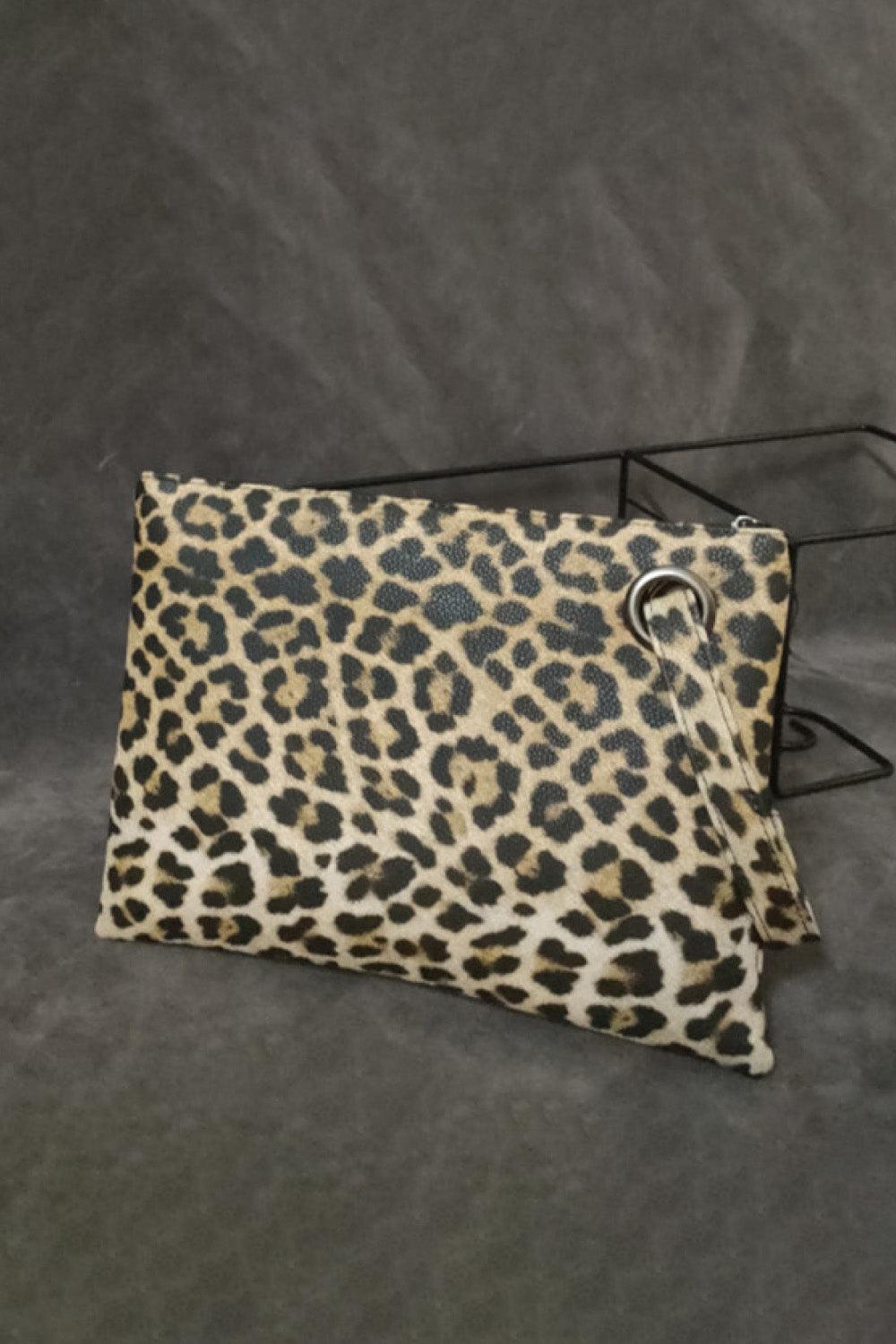Leopard PU Leather Clutch Carauana Store