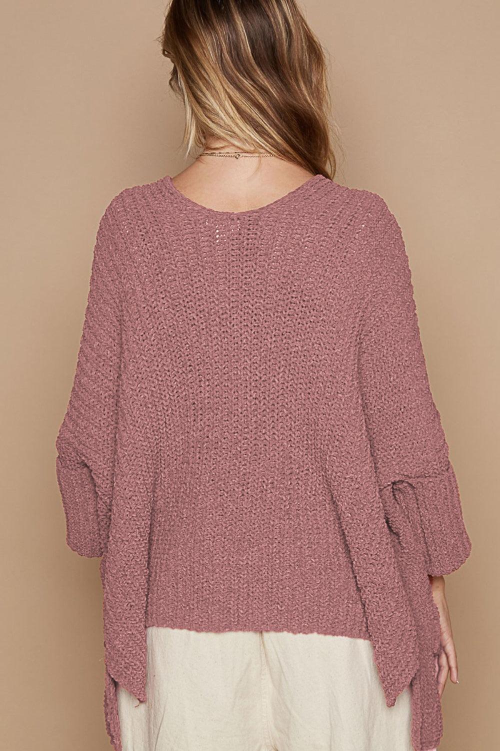 POL Open Front Sweater Cardigan with Pockets Carauana Store