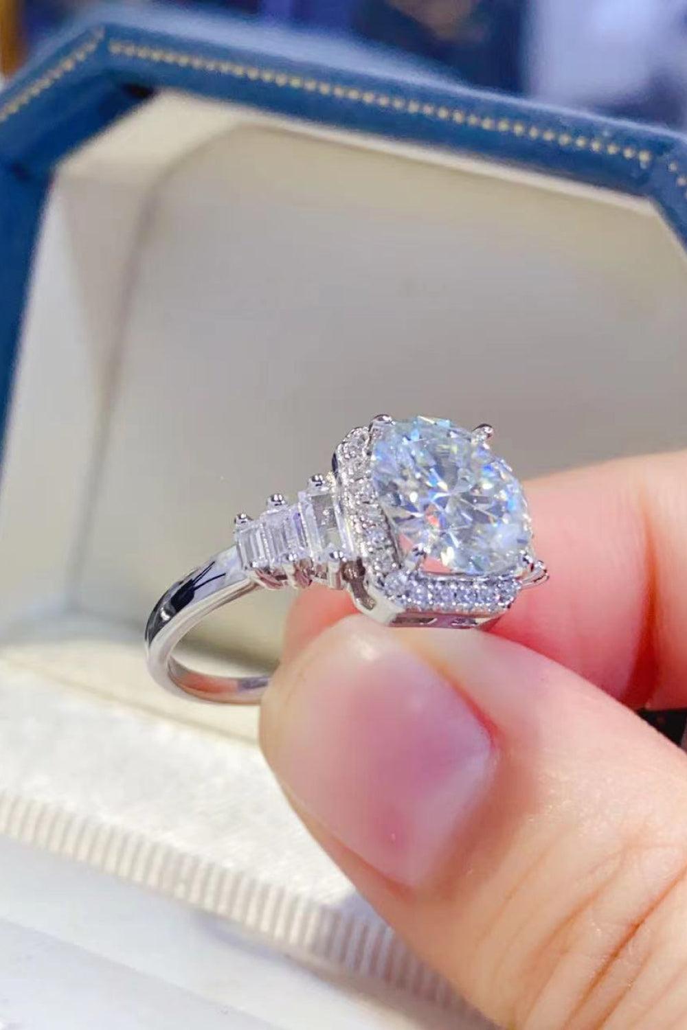 3 Carat Moissanite 925 Sterling Silver Ring Carauana Store