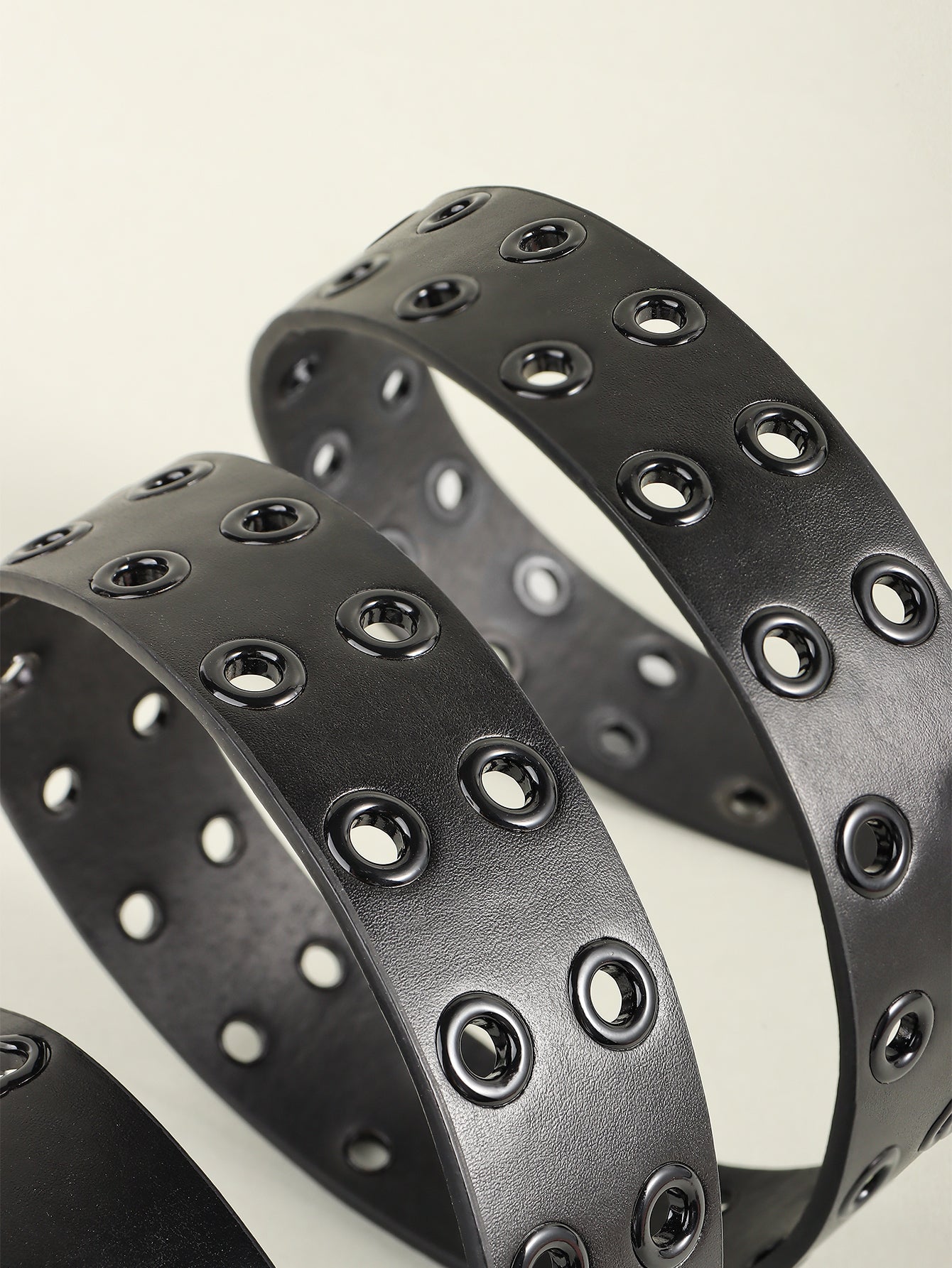 Grommet PU Leather Belt Carauana Store