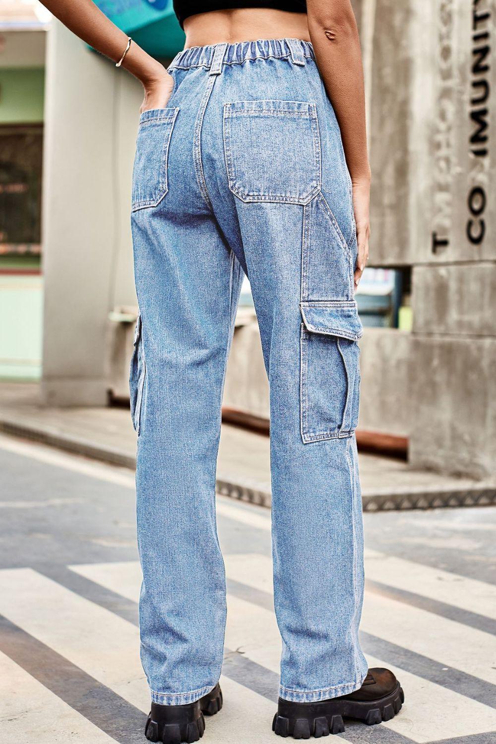 Loose Fit Long Pants with Pockets Carauana Store