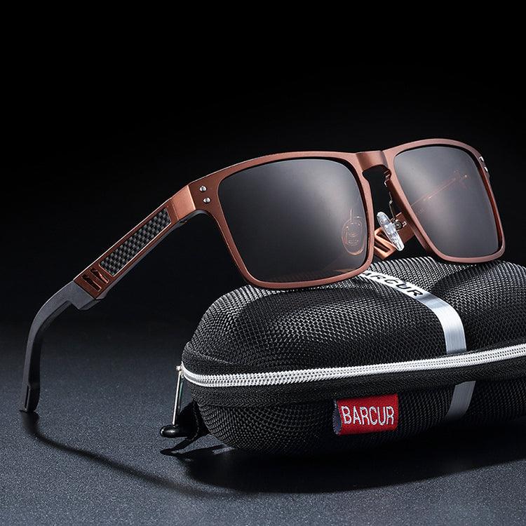 BARCUR Hot Black Goggle Male Sunglasses UV400 Carauana Store