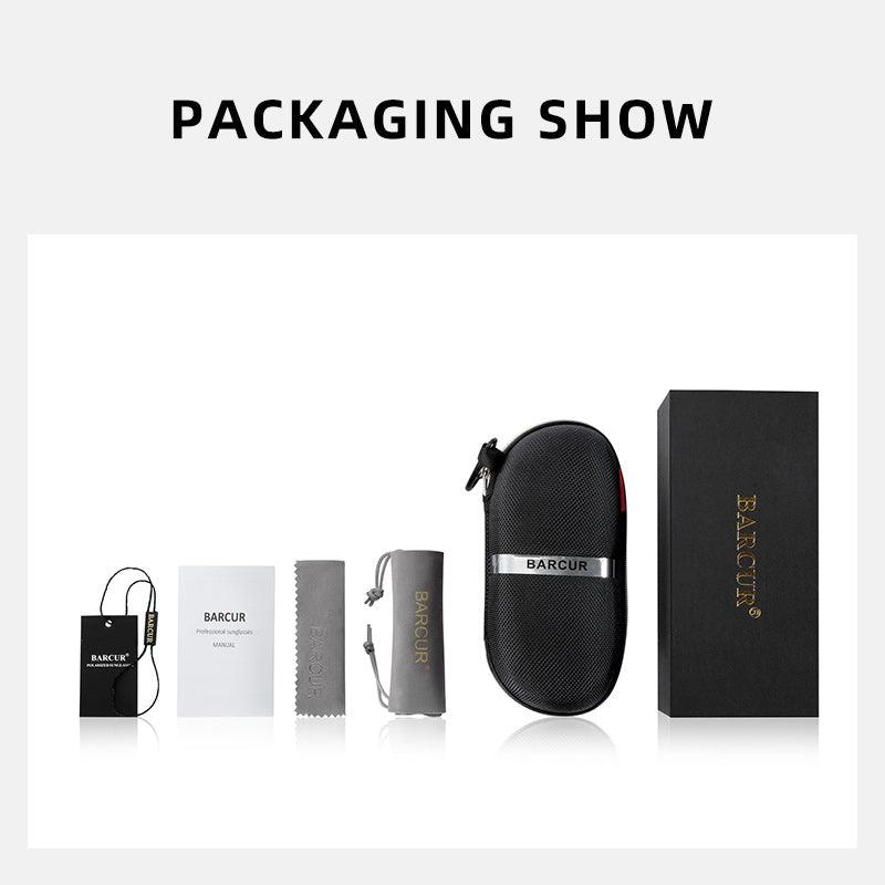 BARCUR Polarized Sunglasses UV400 Lady Fashion Gradient Carauana Store