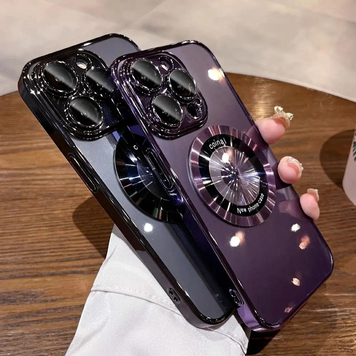 Elegant Luxury Plating Magnetic iPhone Case| Wireless Charging Compatible Carauana Store