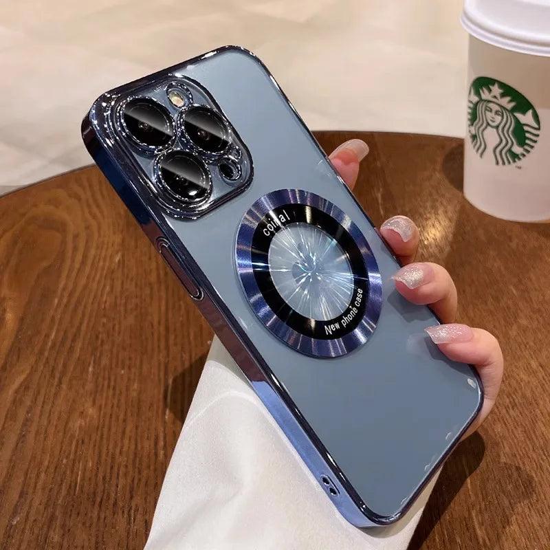 Elegant Luxury Plating Magnetic iPhone Case| Wireless Charging Compatible Carauana Store