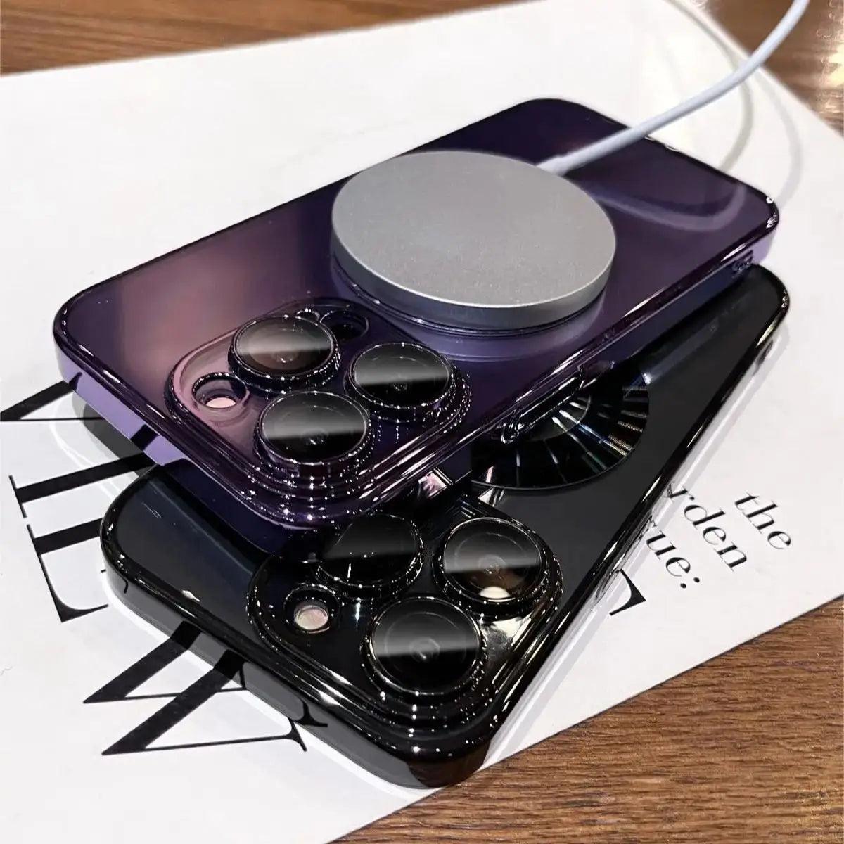 Elegant Luxury Plating Magnetic iPhone Case| Wireless Charging Compatible Carauana Store
