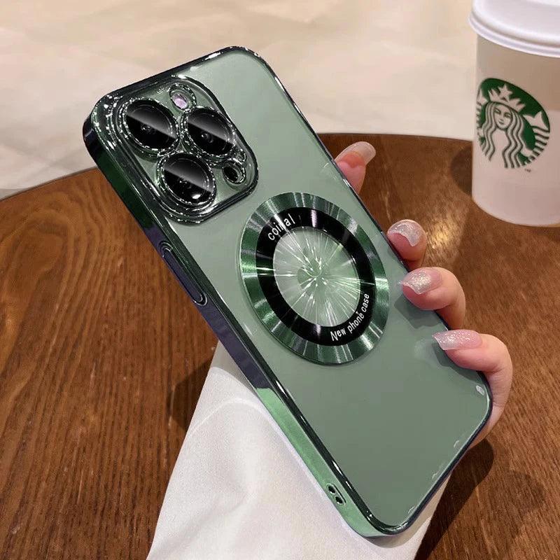Elegant Luxury Plating Magnetic iPhone Case| Wireless Charging Compatible Carauana Store