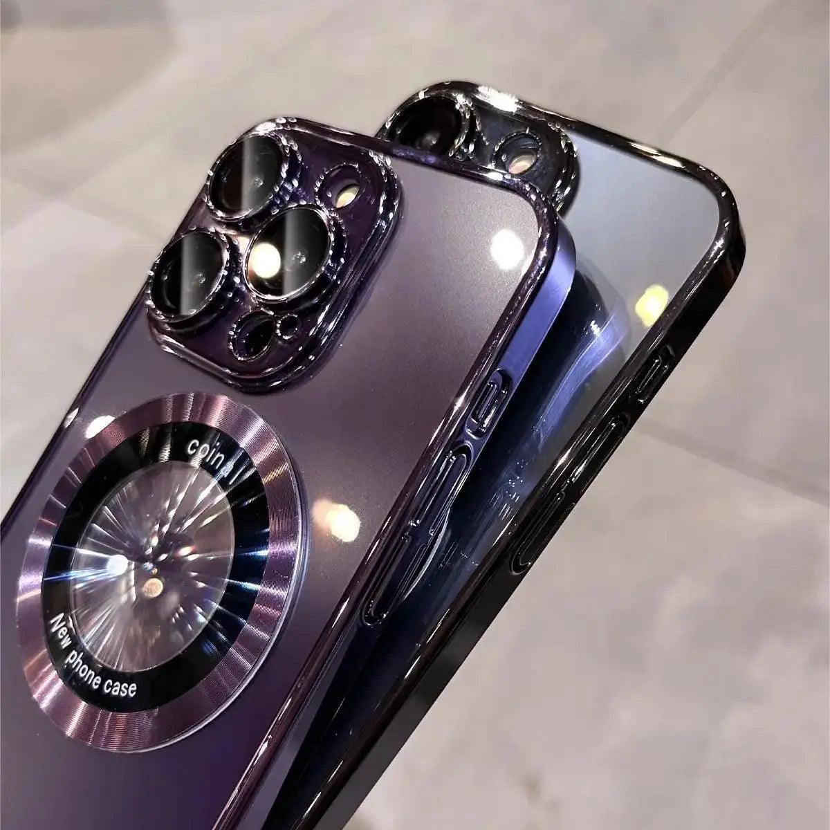 Elegant Luxury Plating Magnetic iPhone Case| Wireless Charging Compatible Carauana Store