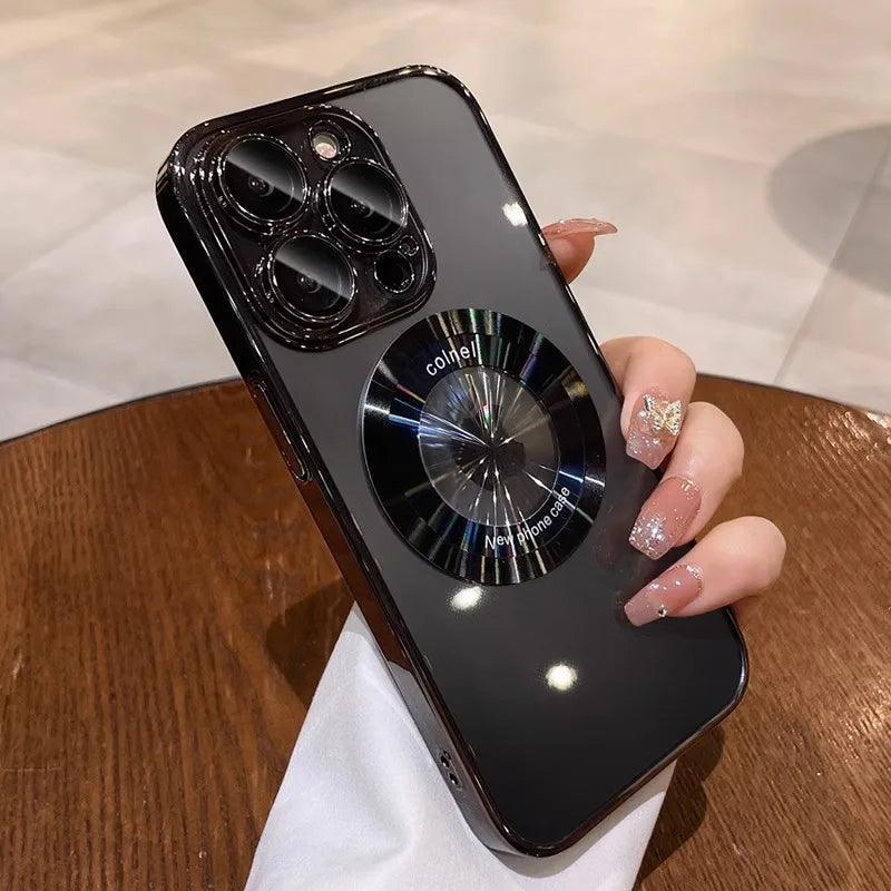 Elegant Luxury Plating Magnetic iPhone Case| Wireless Charging Compatible Carauana Store