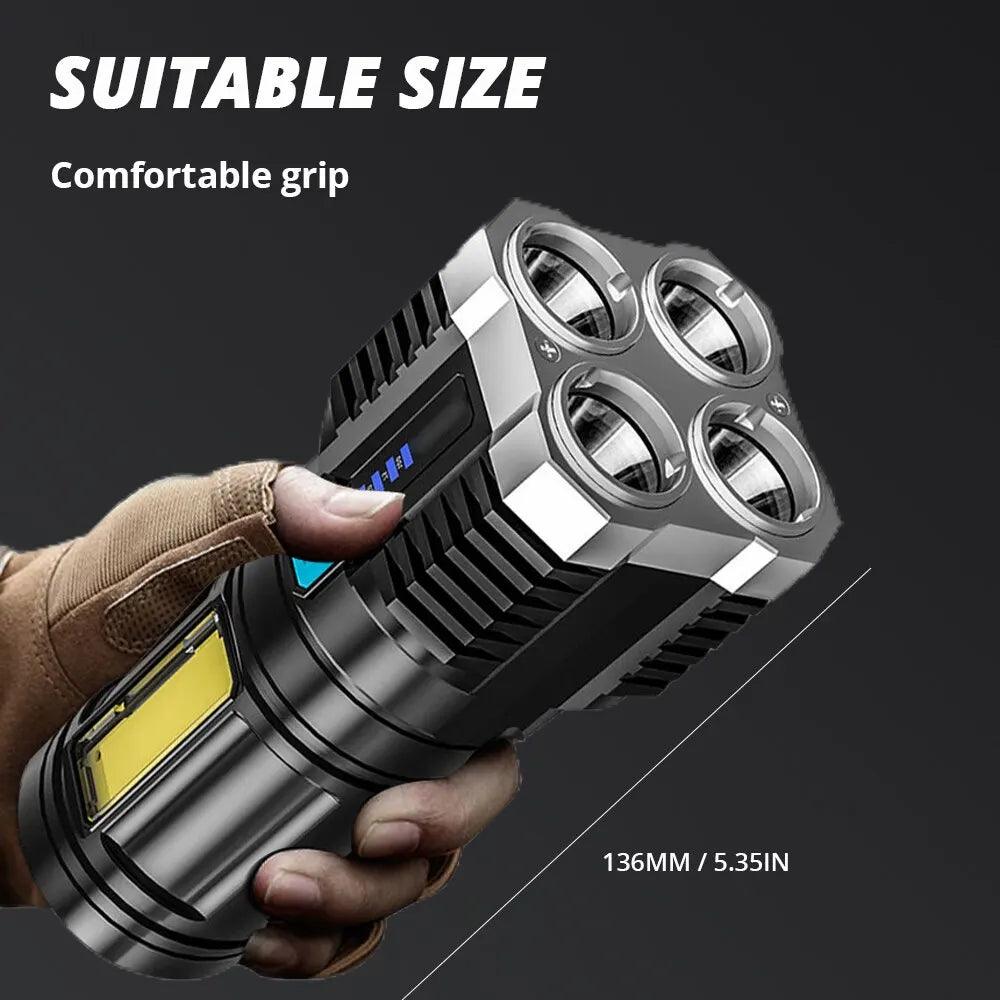 High-Performance LED Flashlight S-422 | Adventure, Camping, Hiking Carauana Store