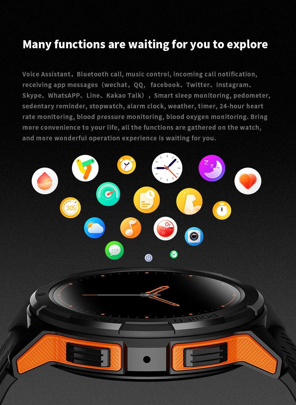 LEMFO Inspire SmartWatch Men AMOLED|Your Ultimate Wellness Companion Awaits Carauana Store