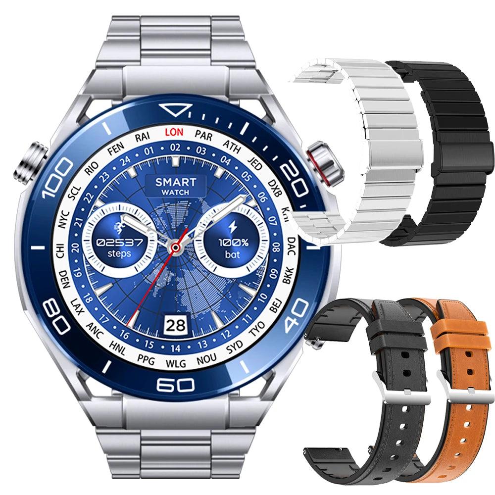 LEMFO smartWatches for men stainless steel|Your Timeless Companion, Now Exclusively Yours! Carauana Store