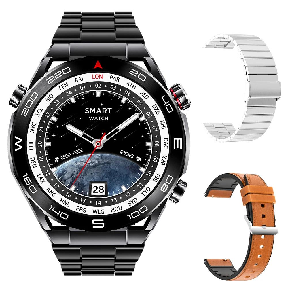 LEMFO smartWatches for men stainless steel|Your Timeless Companion, Now Exclusively Yours! Carauana Store