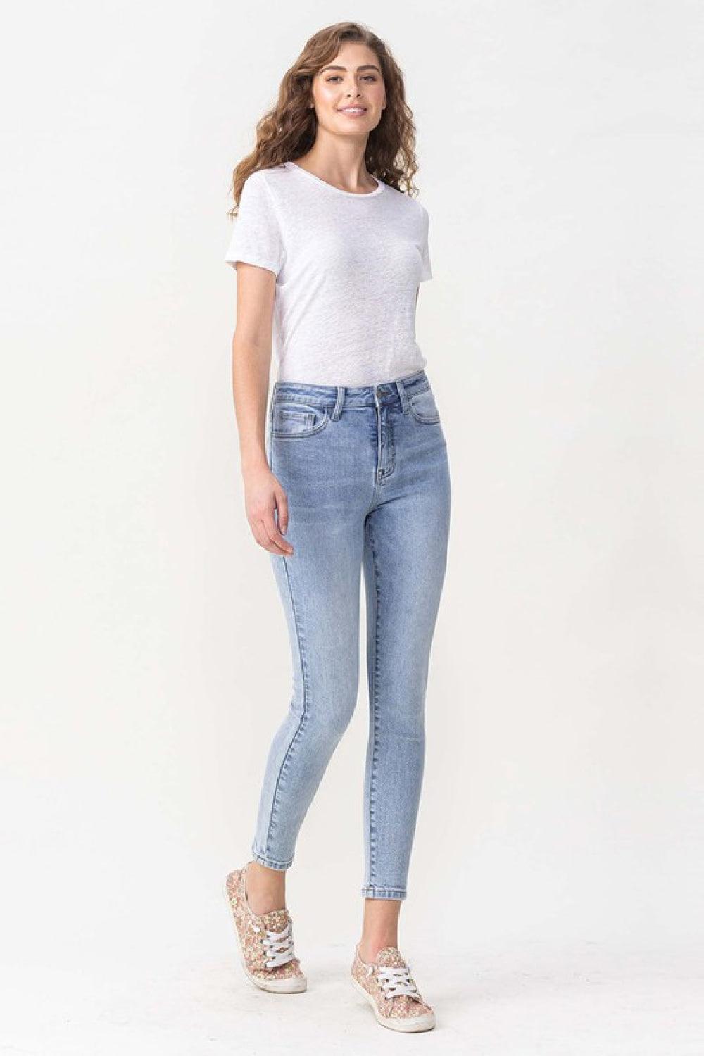 Lovervet Full Size Talia High Rise Crop Skinny Jeans Carauana Store