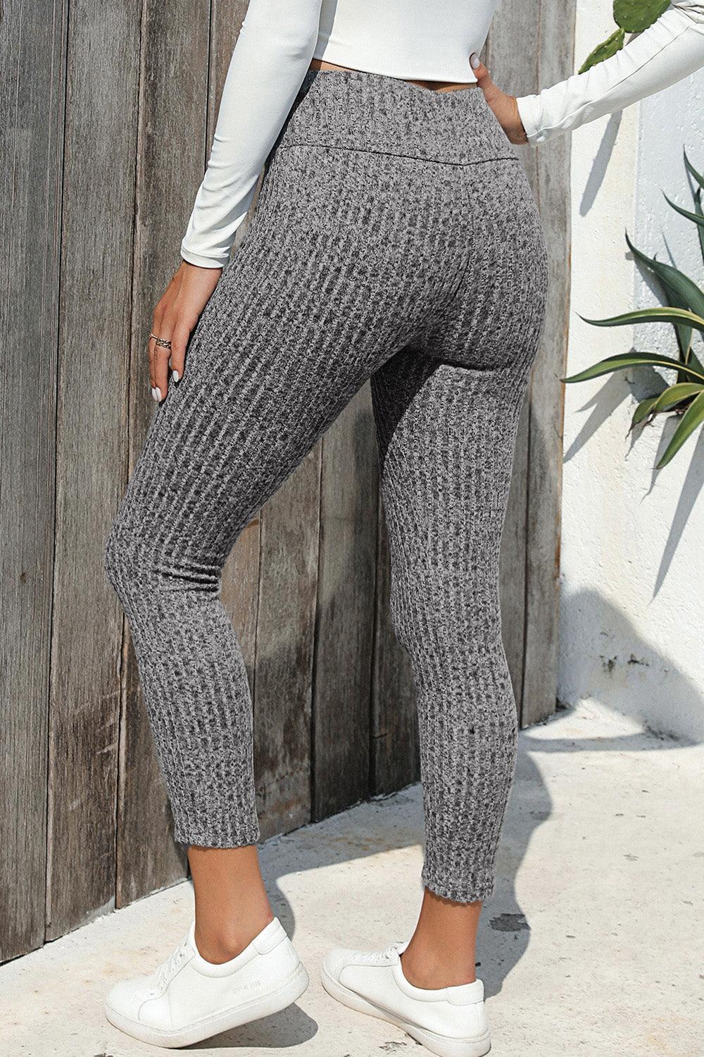 Ribbed High Waist Leggings Carauana Store