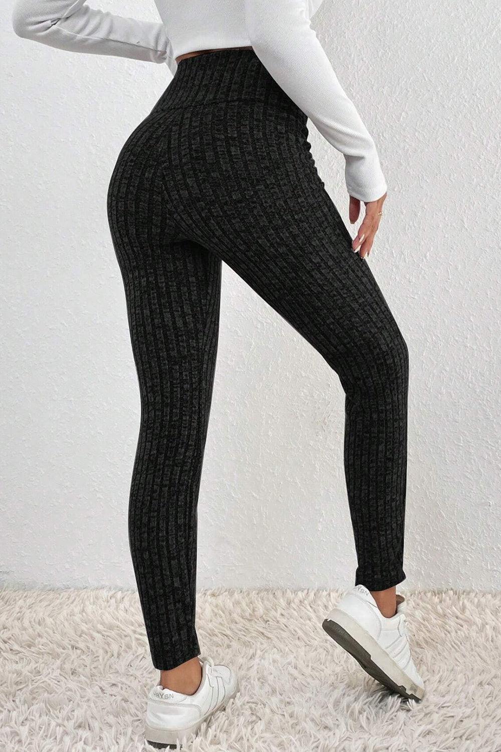 Ribbed High Waist Leggings Carauana Store