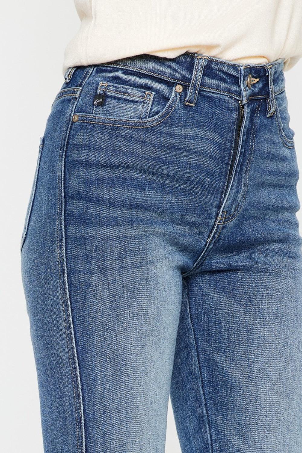 Kancan Cat's Whiskers High Waist Flare Jeans Carauana Store