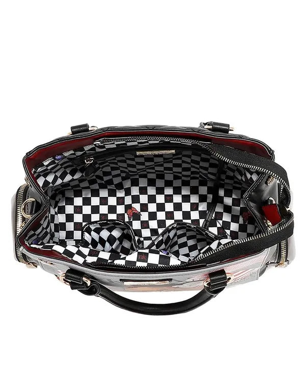 Nicole Lee USA Eco-Leather Handbag with Side Pockets Carauana Store