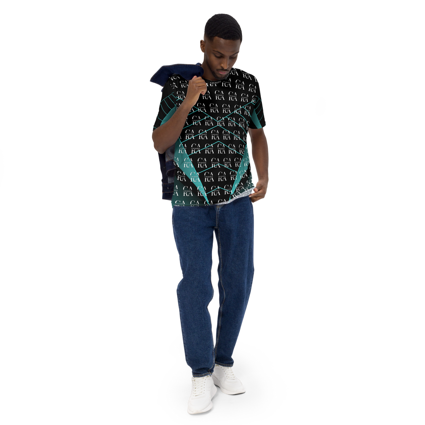 CaRaUaNa Men's t-shirt Green Famous Carauana Store