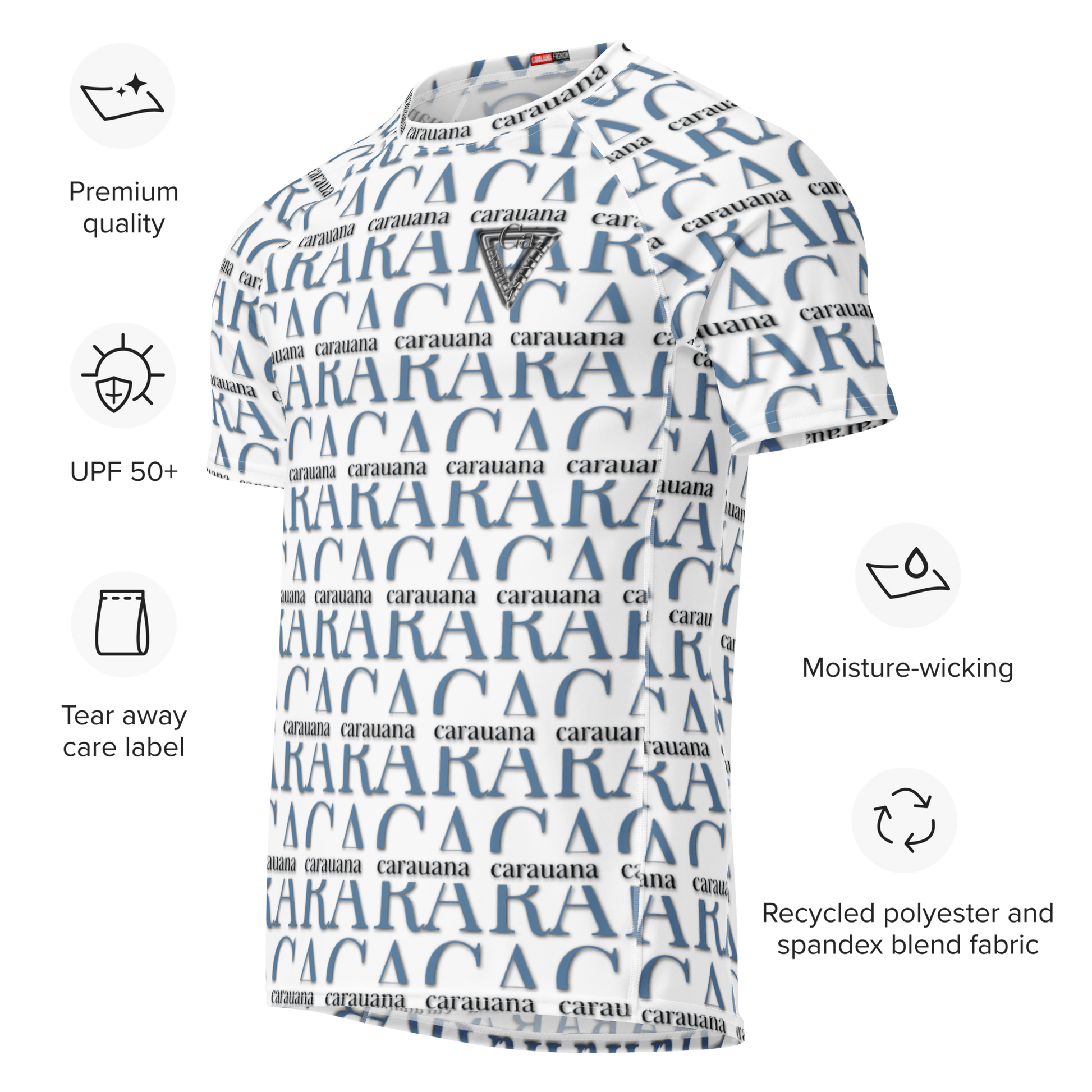 Original CaRaUaNa Rash guard brand Blue Carauana Store