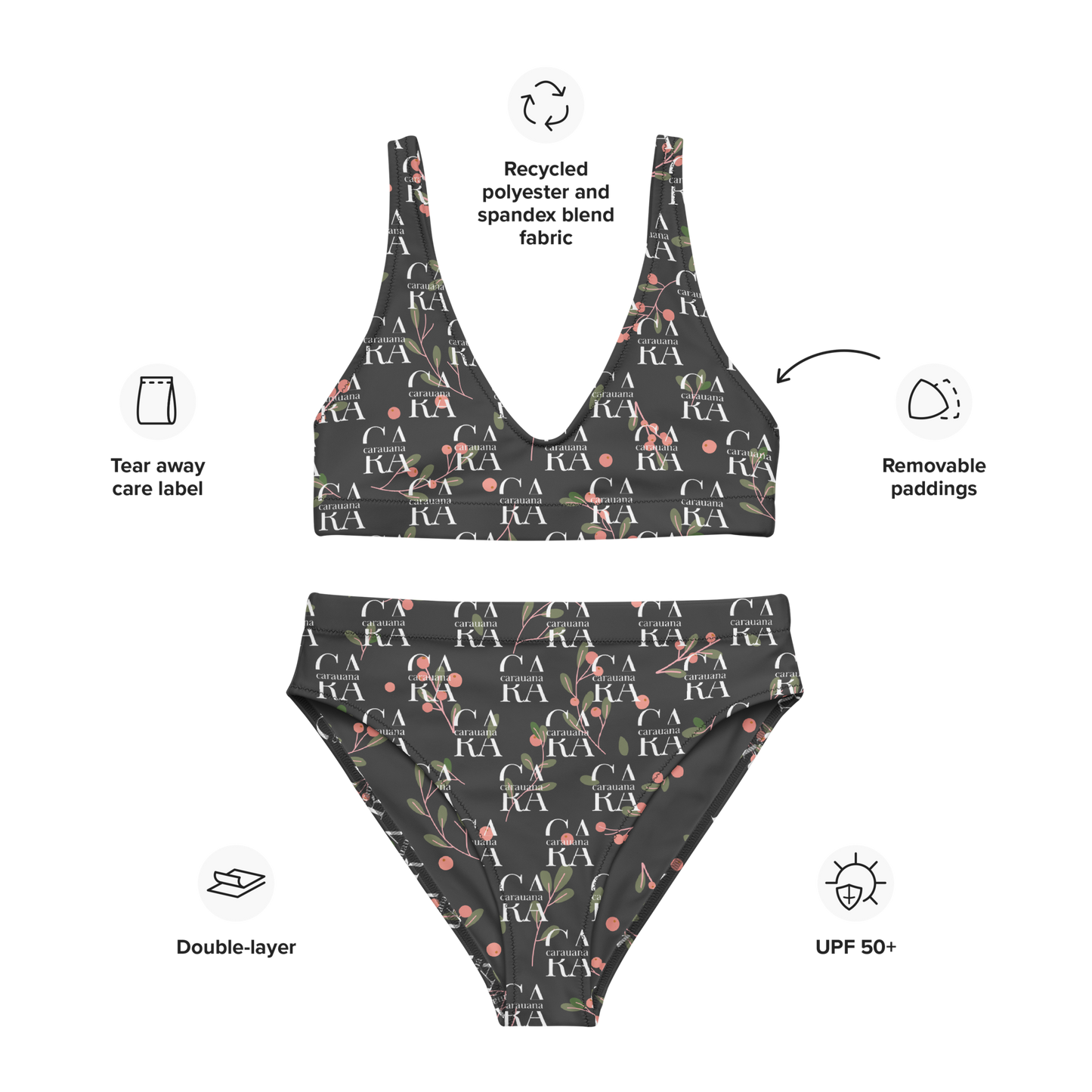 Original CaRaUaNa Costume Sets Black fruit Carauana Store