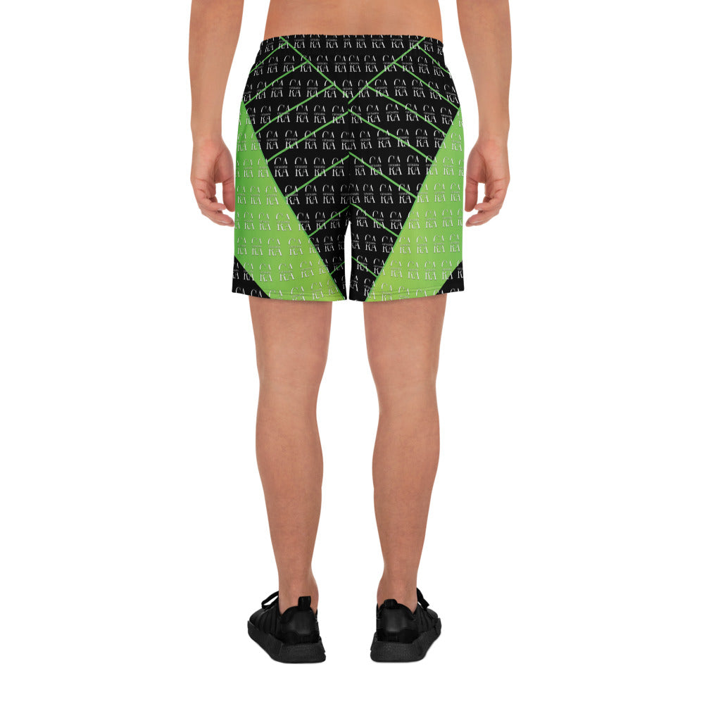 CaRaUaNa Athletic Shorts Unisex black Green Carauana Store