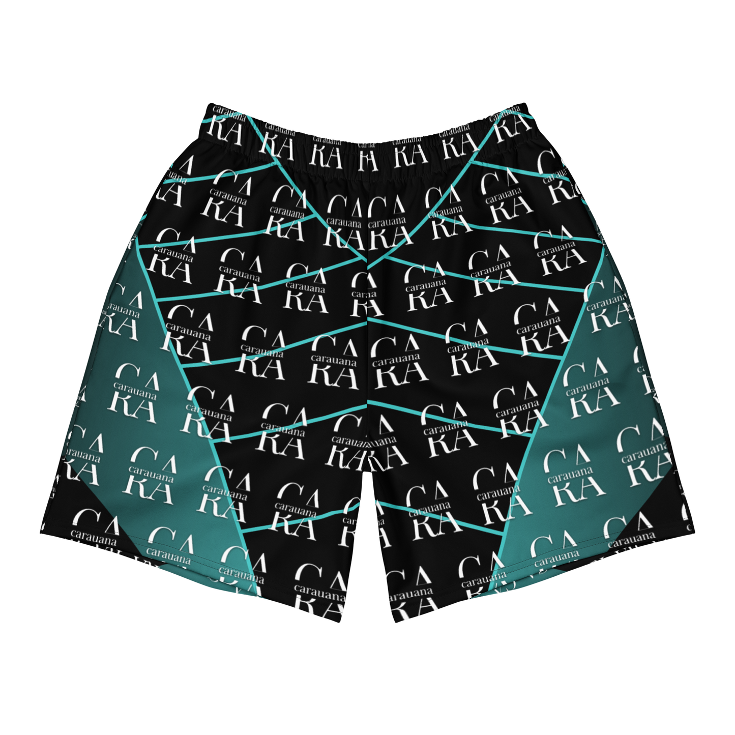 CaRaUaNa Athletic Shorts Unisex Green Famous Carauana Store