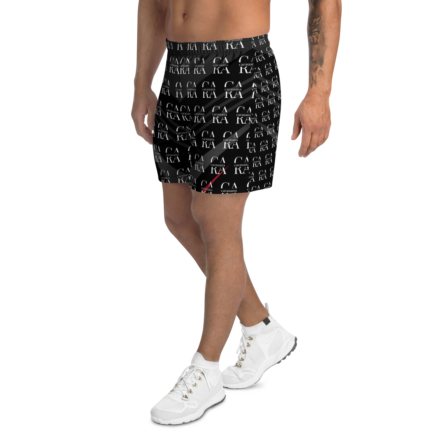 CaRaUaNa Athletic Shorts Unisex black Elegant Carauana Store